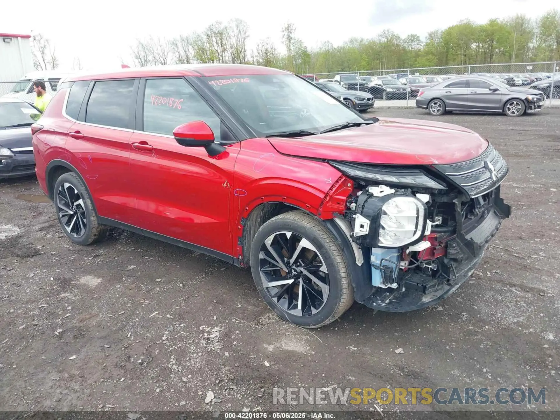 1 fotografías del automóvil dañado JA4J4VA87RZ045188 MITSUBISHI OUTLANDER 2024