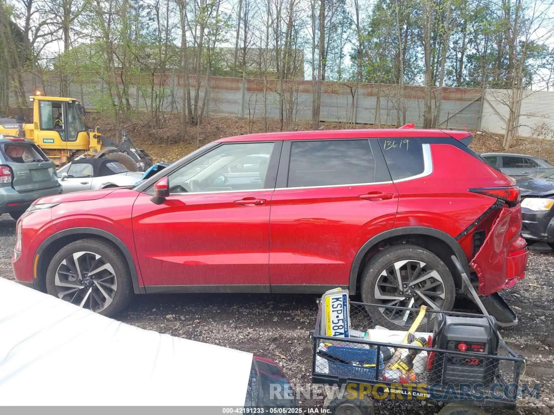 15 fotografías del automóvil dañado JA4J4VA87RZ052447 MITSUBISHI OUTLANDER 2024