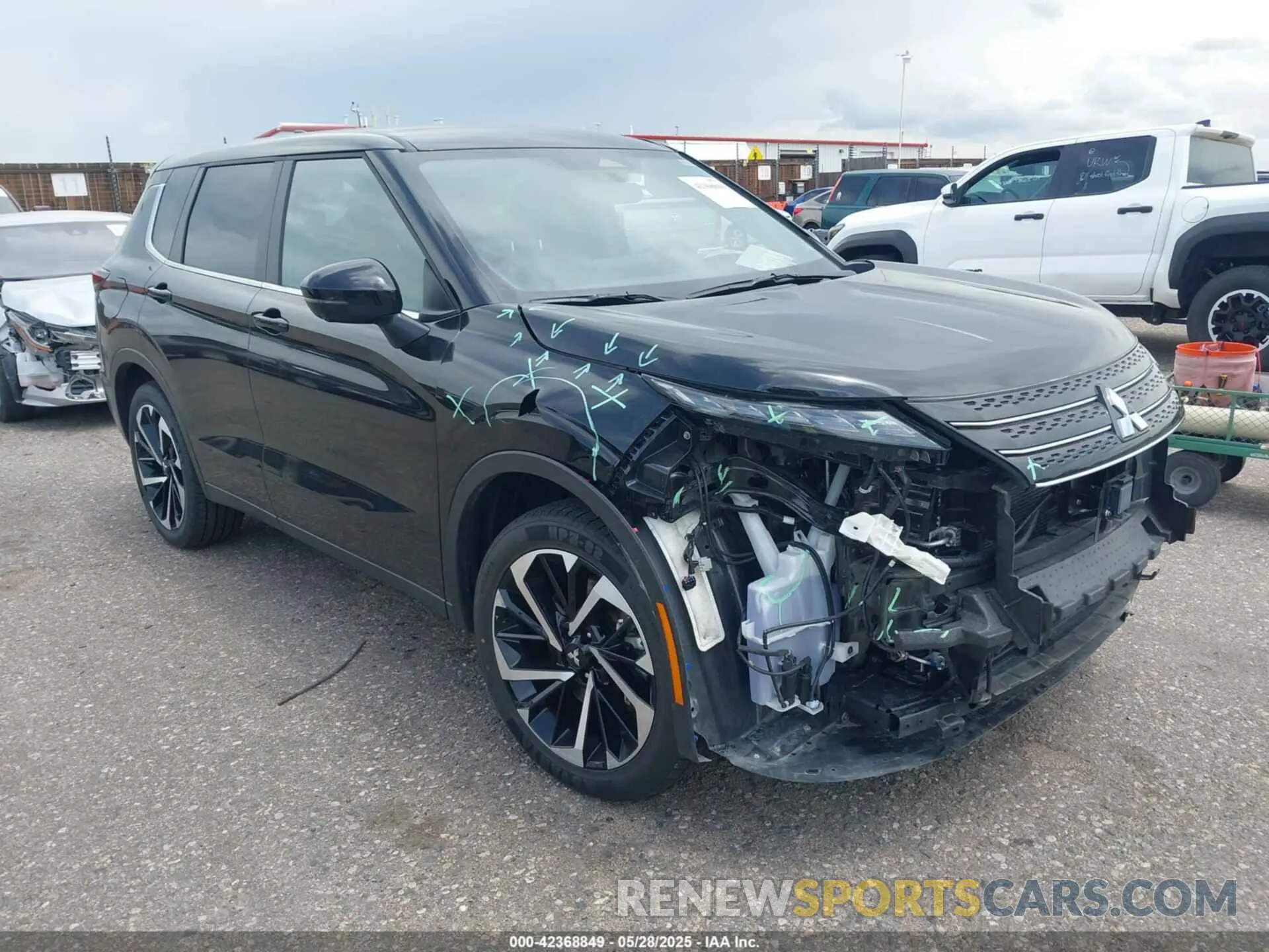 1 fotografías del automóvil dañado JA4J4VA87RZ077364 MITSUBISHI OUTLANDER 2024