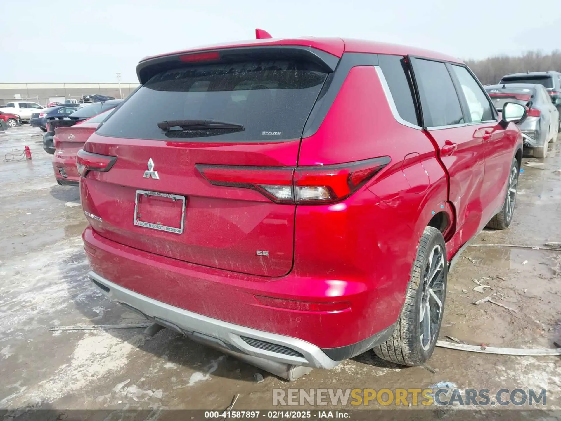 4 fotografías del automóvil dañado JA4J4VA88RZ025614 MITSUBISHI OUTLANDER 2024