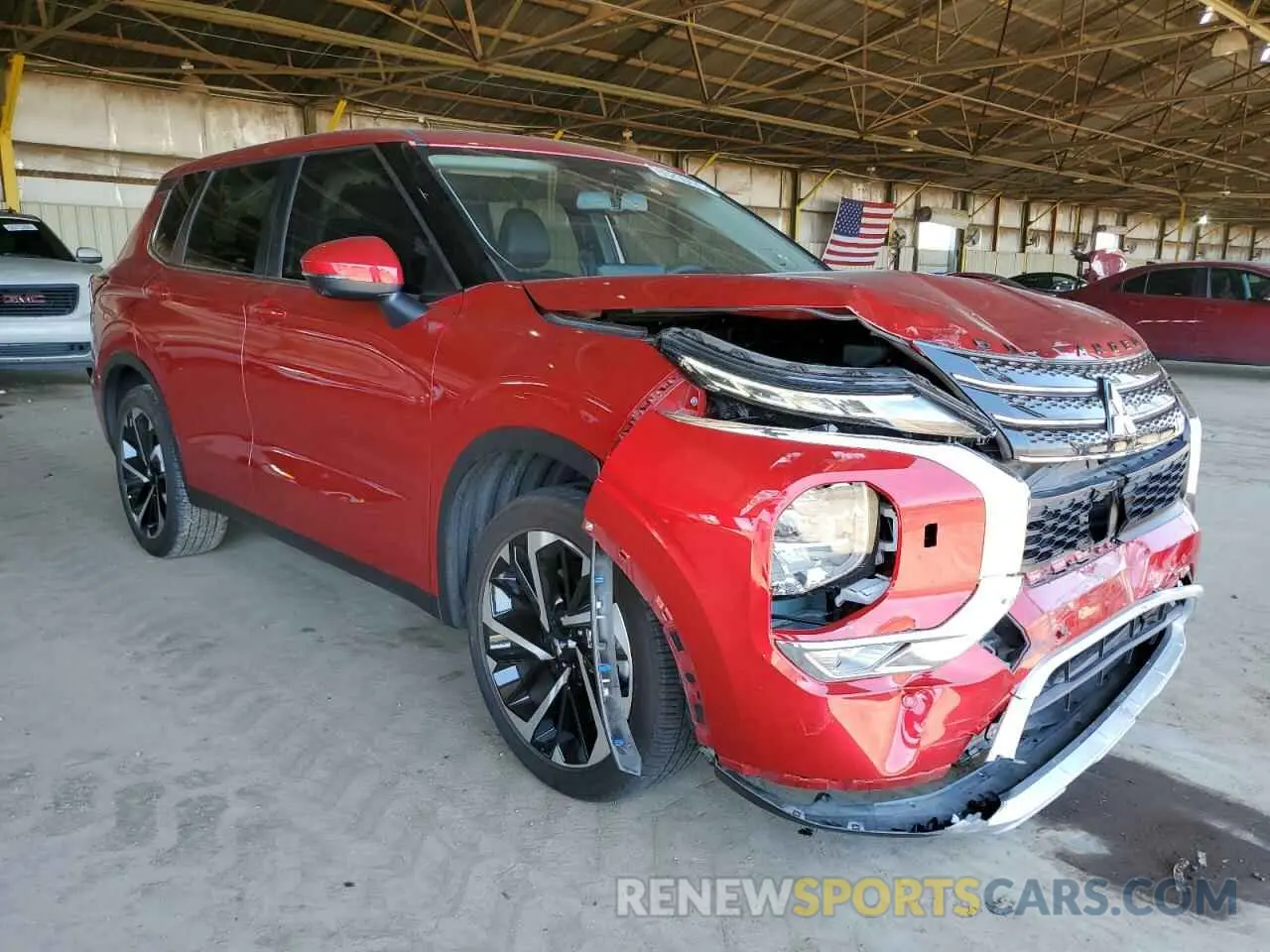 4 fotografías del automóvil dañado JA4J4VA89RZ040056 MITSUBISHI OUTLANDER 2024