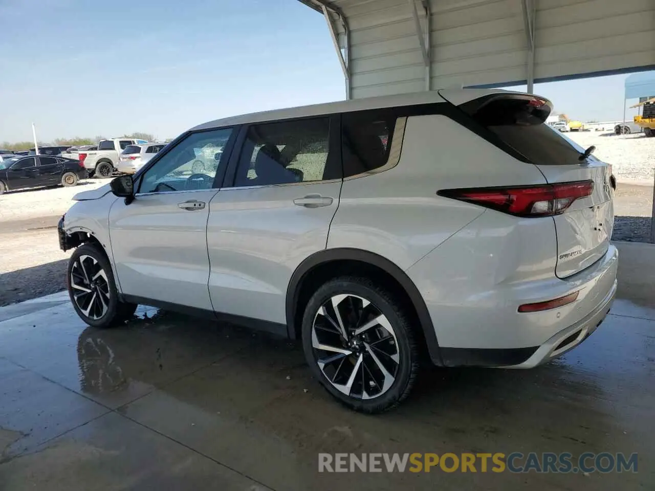 2 fotografías del automóvil dañado JA4J4VA8XRZ052037 MITSUBISHI OUTLANDER 2024