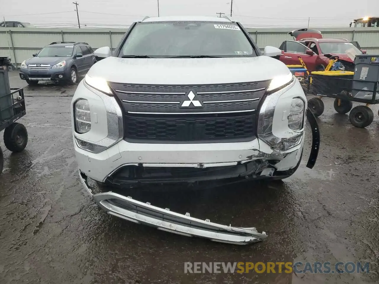 5 fotografías del automóvil dañado JA4J4WA81RZ052143 MITSUBISHI OUTLANDER 2024