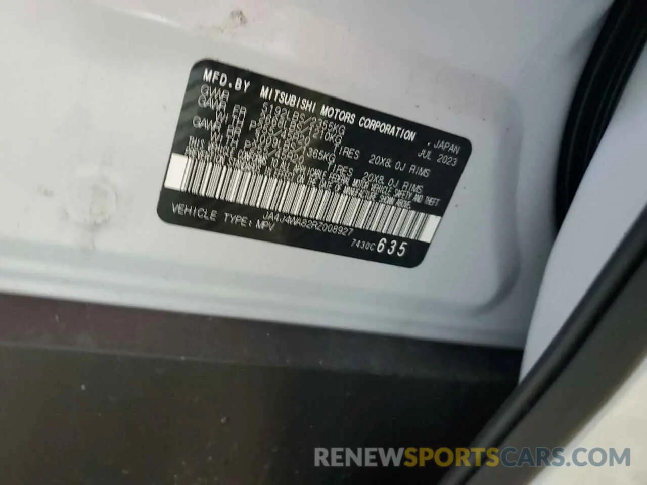 13 fotografías del automóvil dañado JA4J4WA82RZ008927 MITSUBISHI OUTLANDER 2024