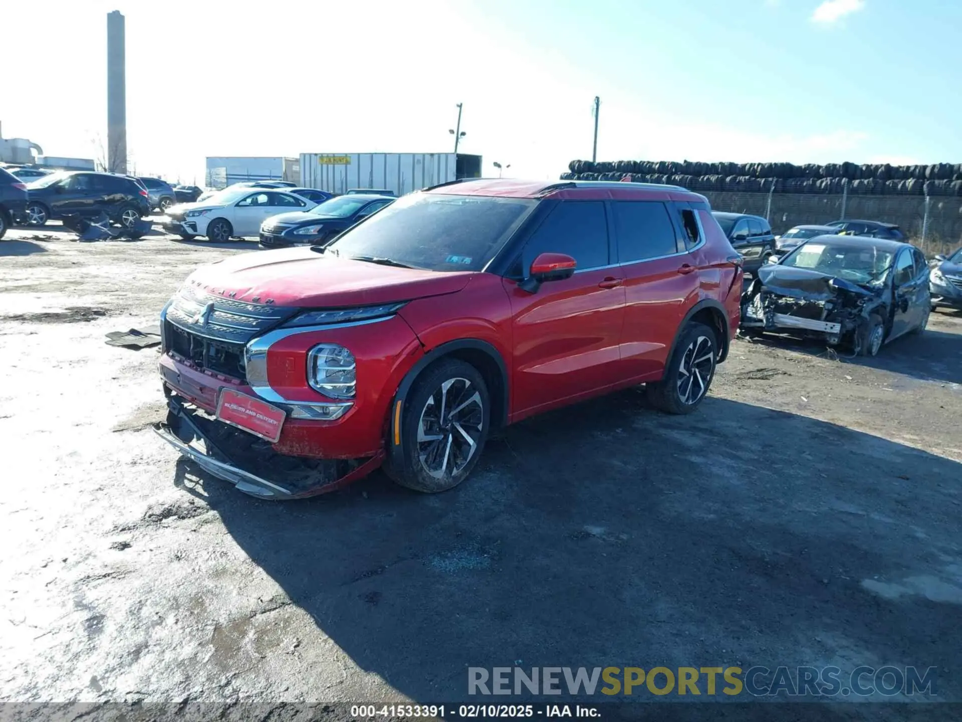 2 fotografías del automóvil dañado JA4J4WA84RZ015216 MITSUBISHI OUTLANDER 2024