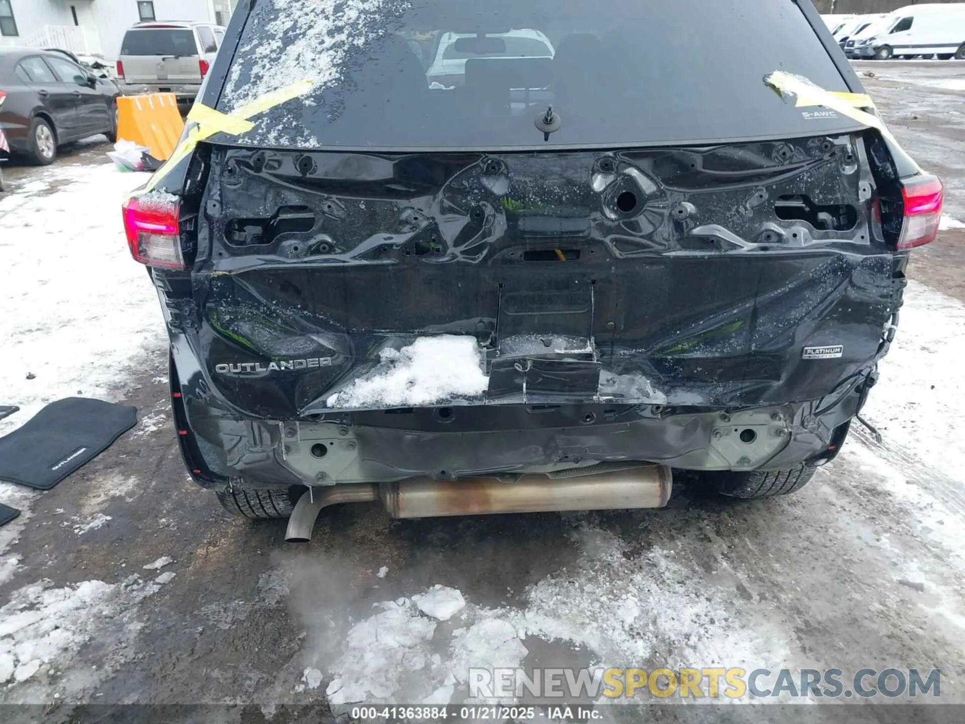 18 fotografías del automóvil dañado JA4J4WA87RZ030521 MITSUBISHI OUTLANDER 2024