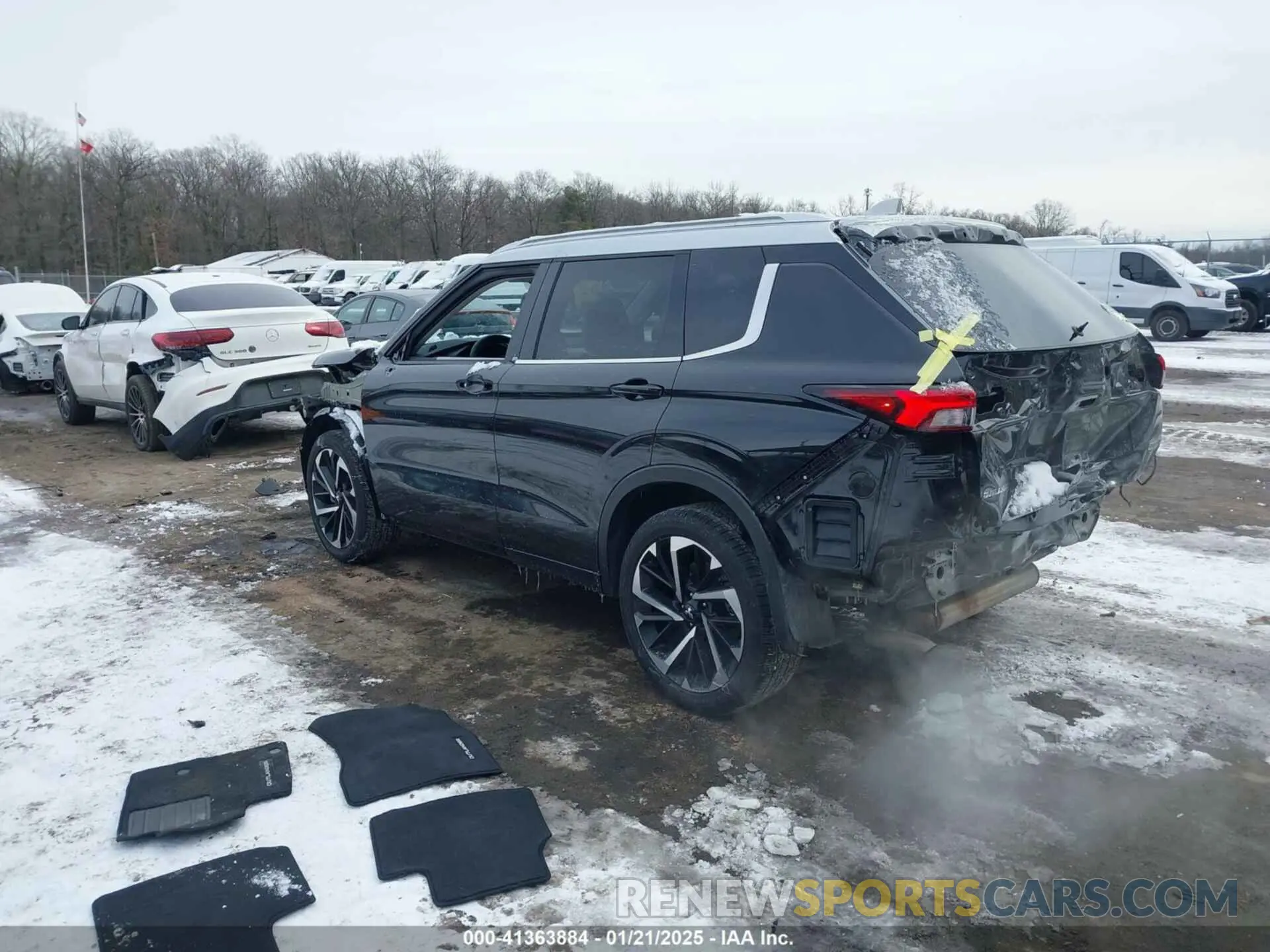 3 fotografías del automóvil dañado JA4J4WA87RZ030521 MITSUBISHI OUTLANDER 2024