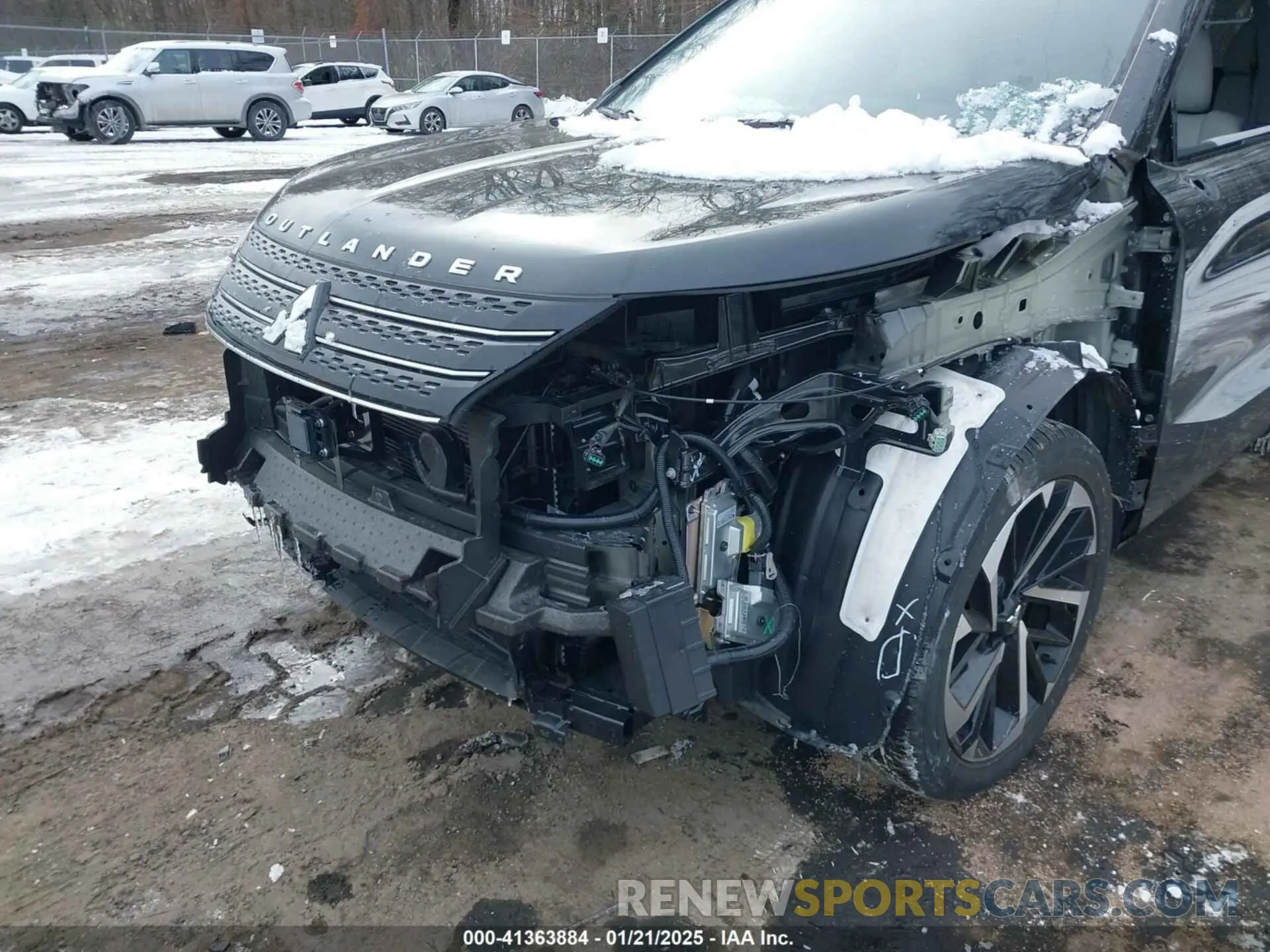 6 fotografías del automóvil dañado JA4J4WA87RZ030521 MITSUBISHI OUTLANDER 2024