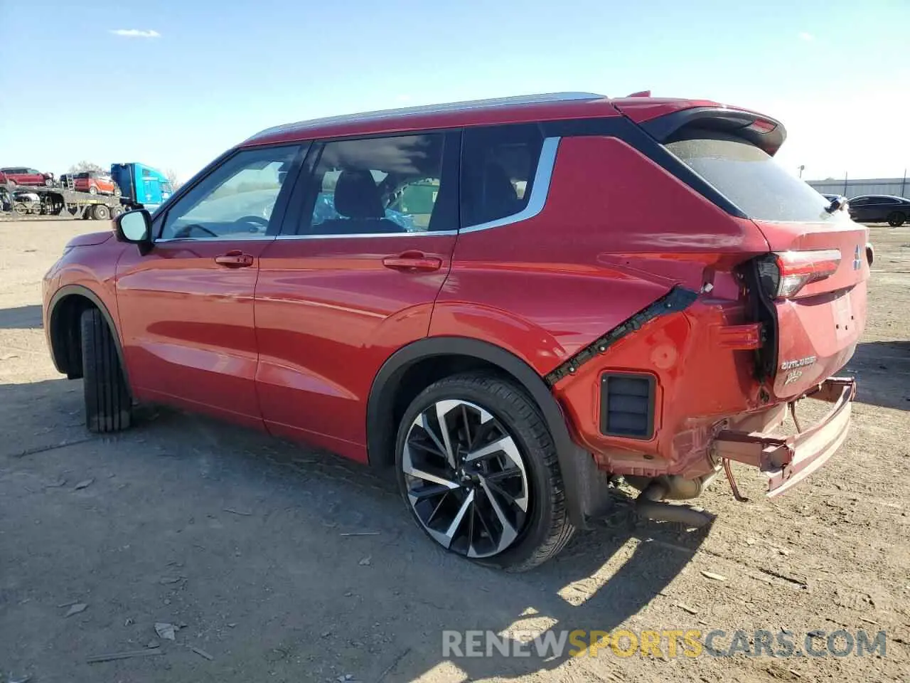 2 fotografías del automóvil dañado JA4J4WA87RZ033645 MITSUBISHI OUTLANDER 2024