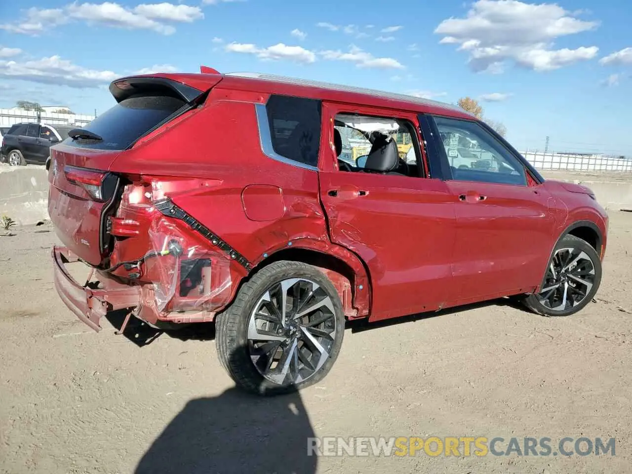 3 fotografías del automóvil dañado JA4J4WA87RZ033645 MITSUBISHI OUTLANDER 2024