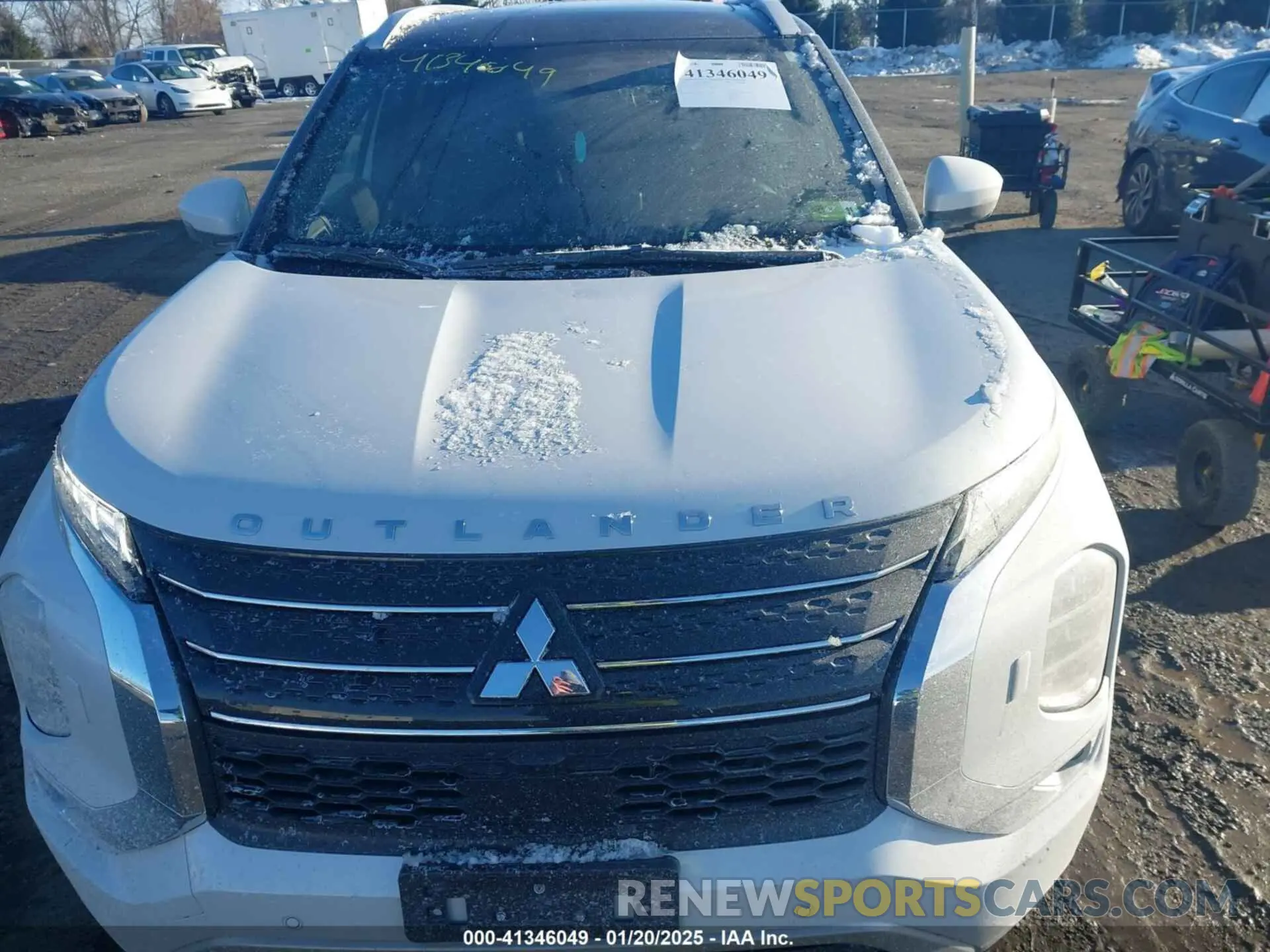 12 fotografías del automóvil dañado JA4J4WA8XRZ003510 MITSUBISHI OUTLANDER 2024