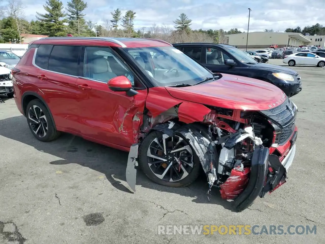 4 fotografías del automóvil dañado JA4J4WA8XRZ024731 MITSUBISHI OUTLANDER 2024