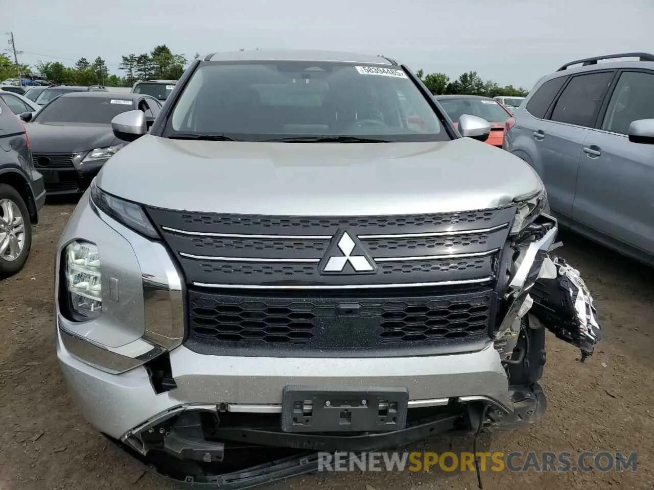 5 fotografías del automóvil dañado JA4T5UA91RZ049357 MITSUBISHI OUTLANDER 2024