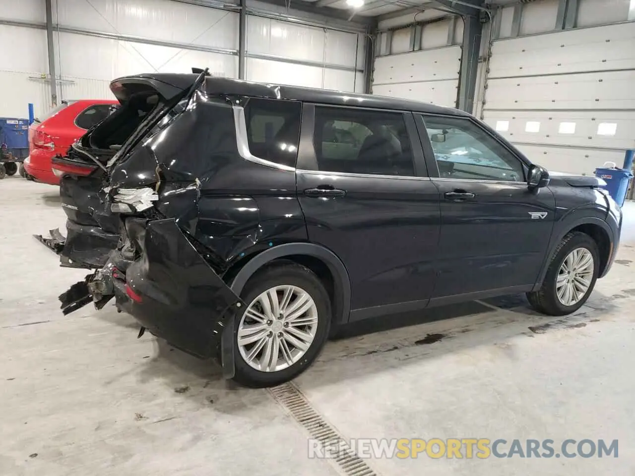 3 fotografías del automóvil dañado JA4T5UA95RZ049863 MITSUBISHI OUTLANDER 2024