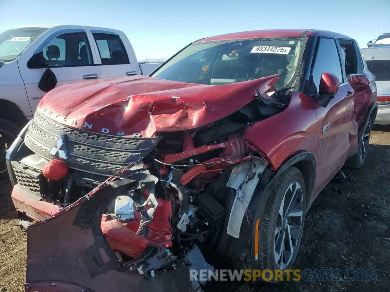 1 fotografías del automóvil dañado JA4T5VA94RZ024717 MITSUBISHI OUTLANDER 2024