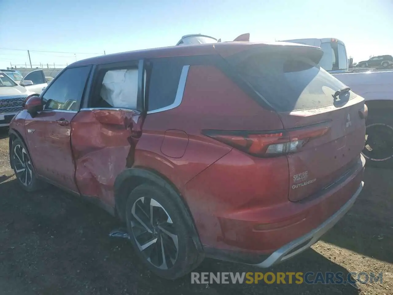 2 fotografías del automóvil dañado JA4T5VA94RZ024717 MITSUBISHI OUTLANDER 2024