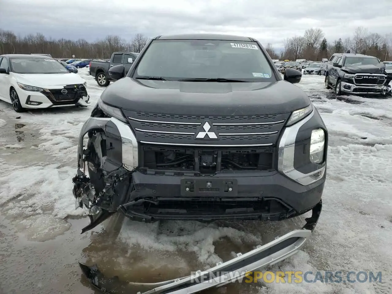 5 fotografías del automóvil dañado JA4T5VA9XSZ001867 MITSUBISHI OUTLANDER 2025