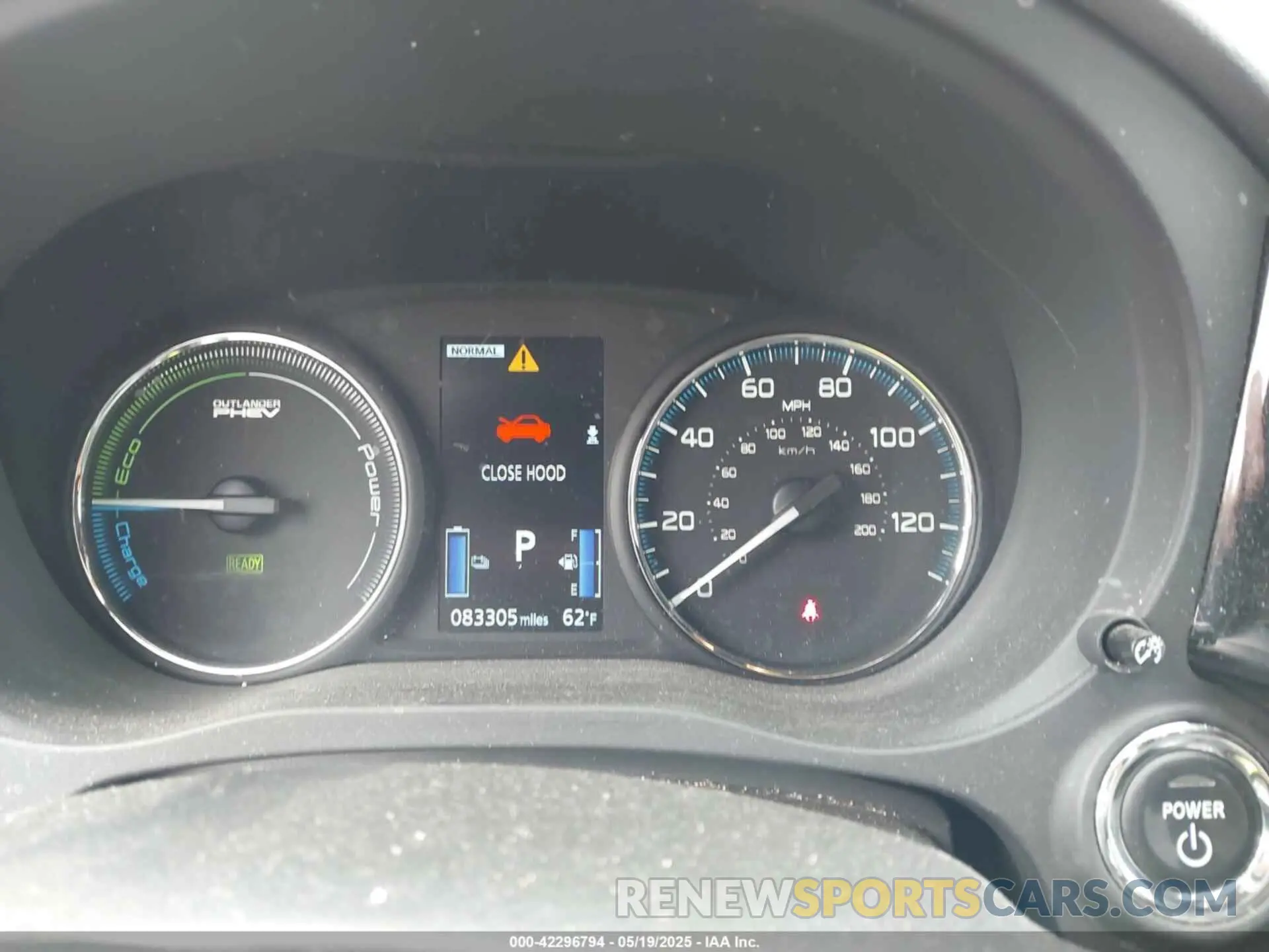 7 fotografías del automóvil dañado JA4J24A53KZ053560 MITSUBISHI OUTLANDER PHEV 2019