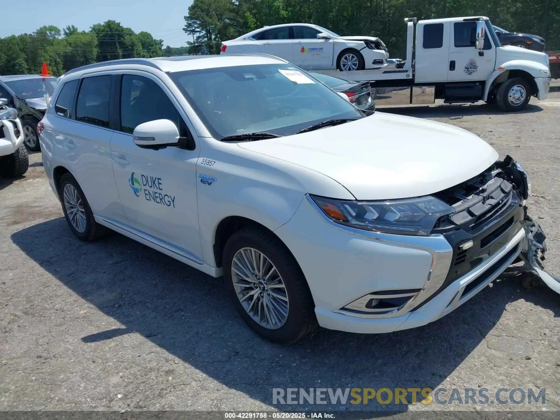 1 fotografías del automóvil dañado JA4J24A5XLZ041732 MITSUBISHI OUTLANDER PHEV 2020
