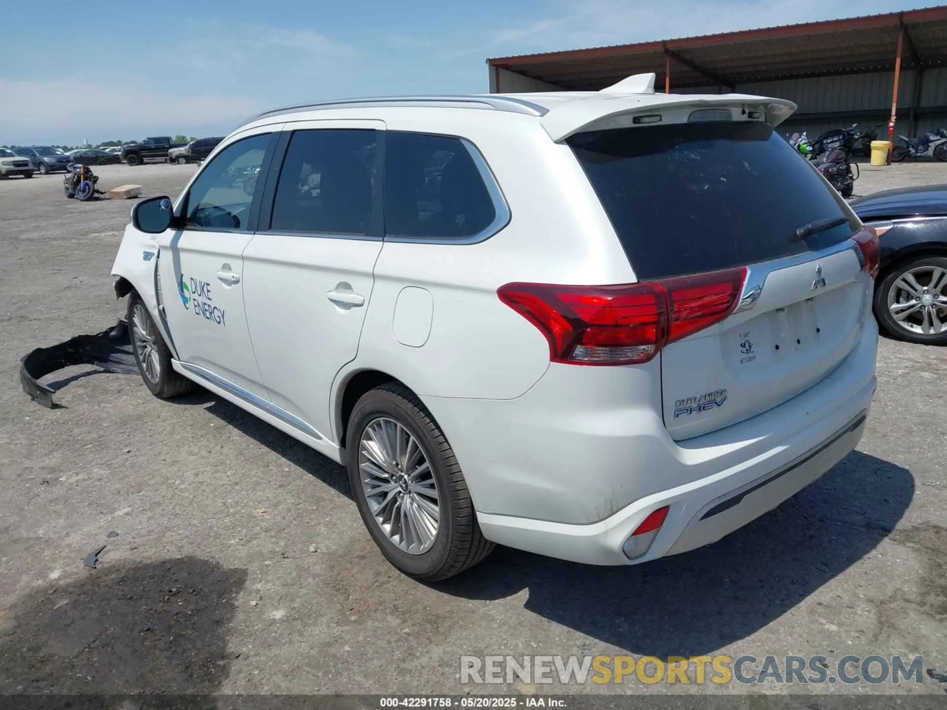 3 fotografías del automóvil dañado JA4J24A5XLZ041732 MITSUBISHI OUTLANDER PHEV 2020