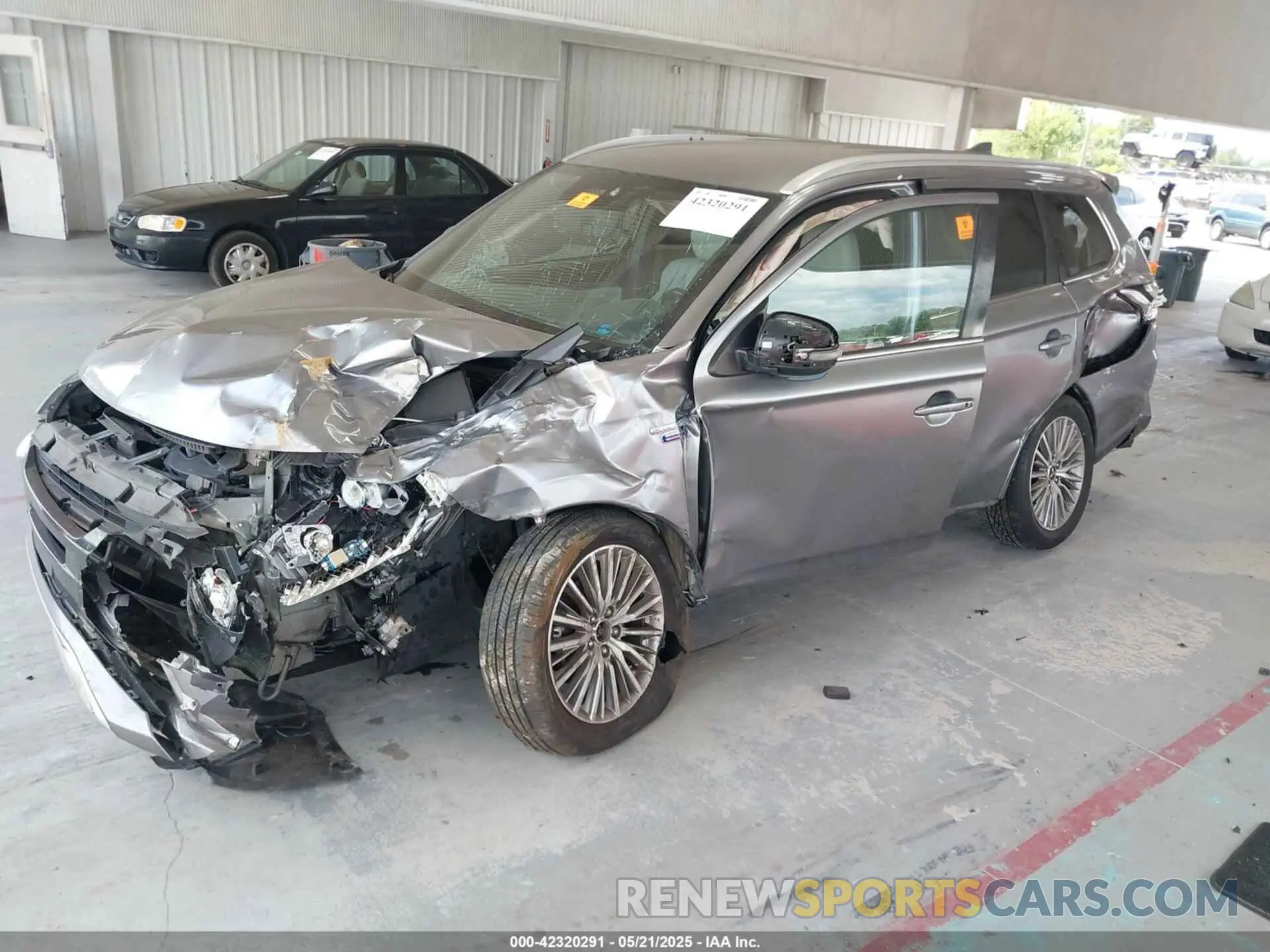 2 fotografías del automóvil dañado JA4J2VA70NZ033861 MITSUBISHI OUTLANDER PHEV 2022