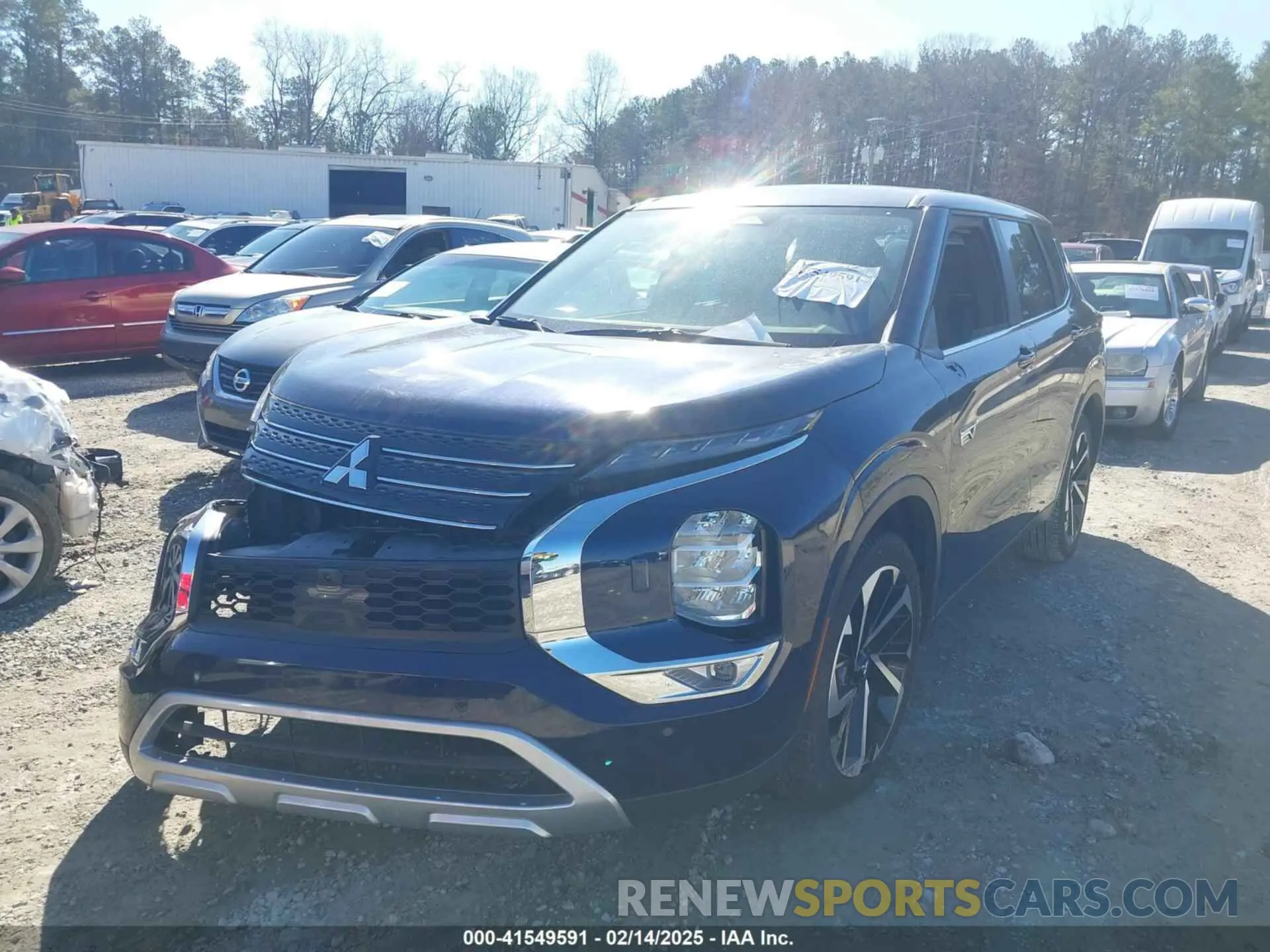 2 fotografías del automóvil dañado JA4T5UA95PZ045163 MITSUBISHI OUTLANDER PHEV 2023