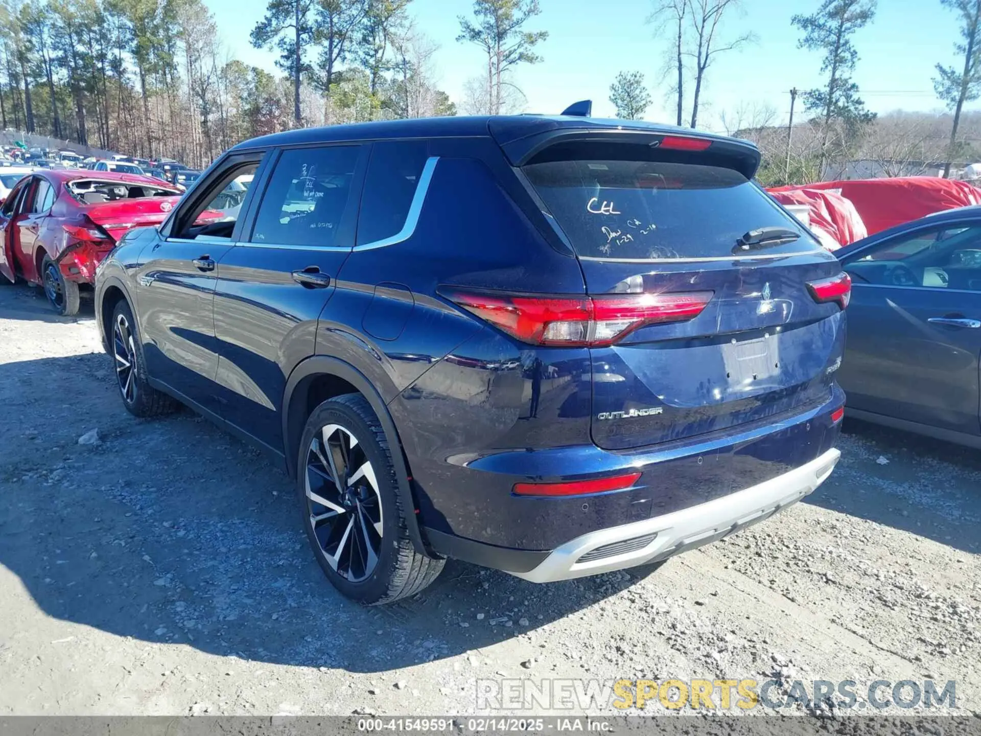 3 fotografías del automóvil dañado JA4T5UA95PZ045163 MITSUBISHI OUTLANDER PHEV 2023