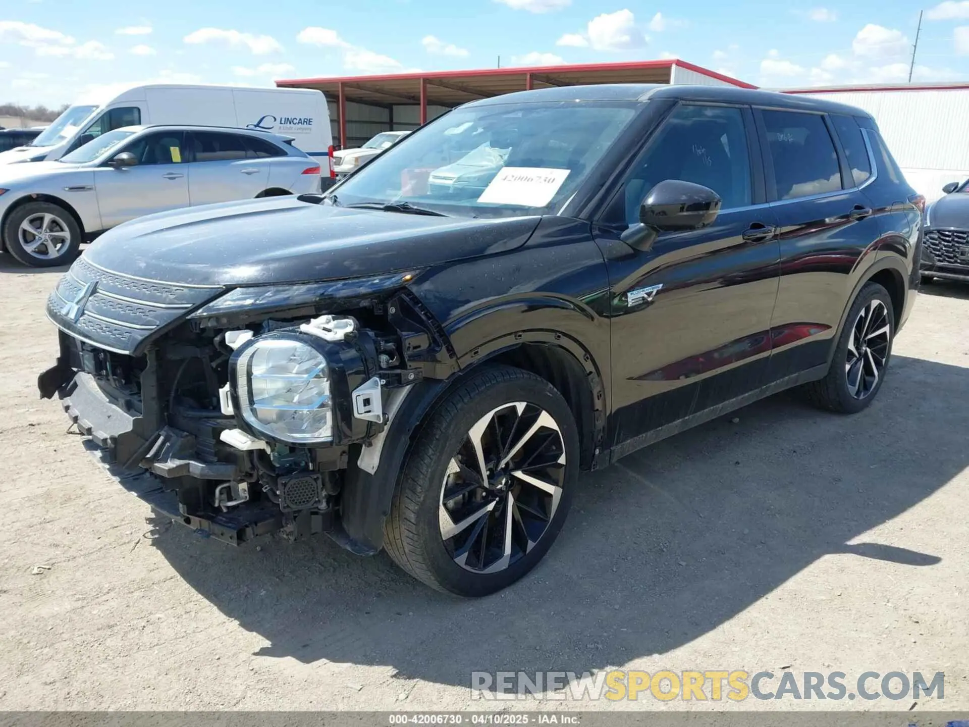 2 fotografías del automóvil dañado JA4T5UA9XPZ062573 MITSUBISHI OUTLANDER PHEV 2023