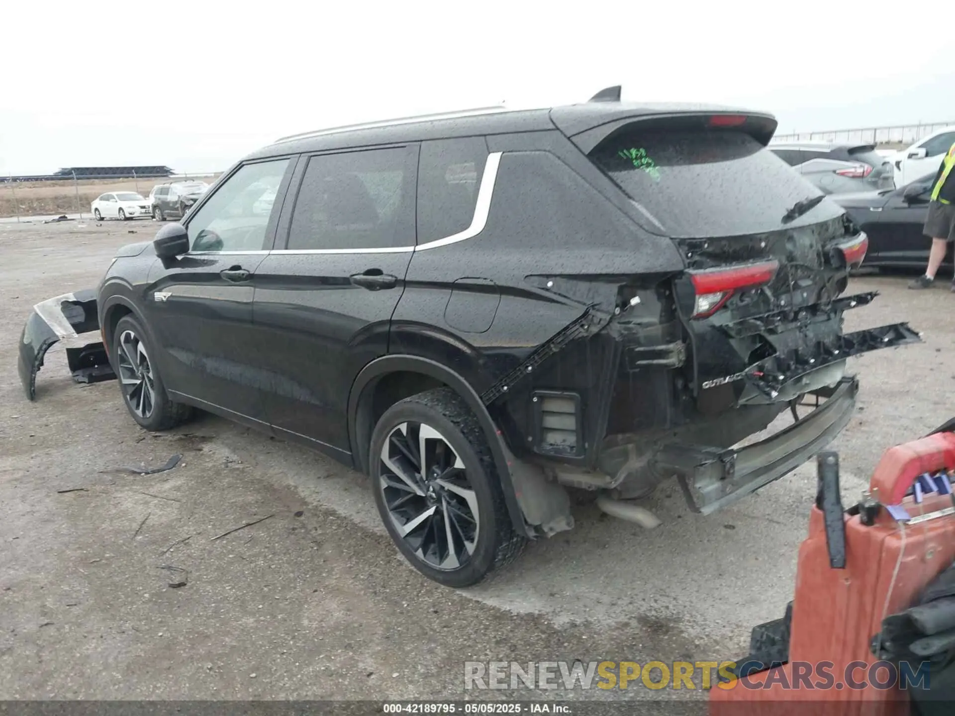 3 fotografías del automóvil dañado JA4T5VA92PZ046860 MITSUBISHI OUTLANDER PHEV 2023