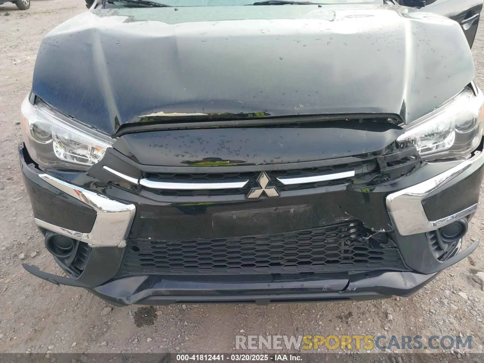 6 fotografías del automóvil dañado JA4AP3AU0KU023173 MITSUBISHI OUTLANDER SPORT 2019