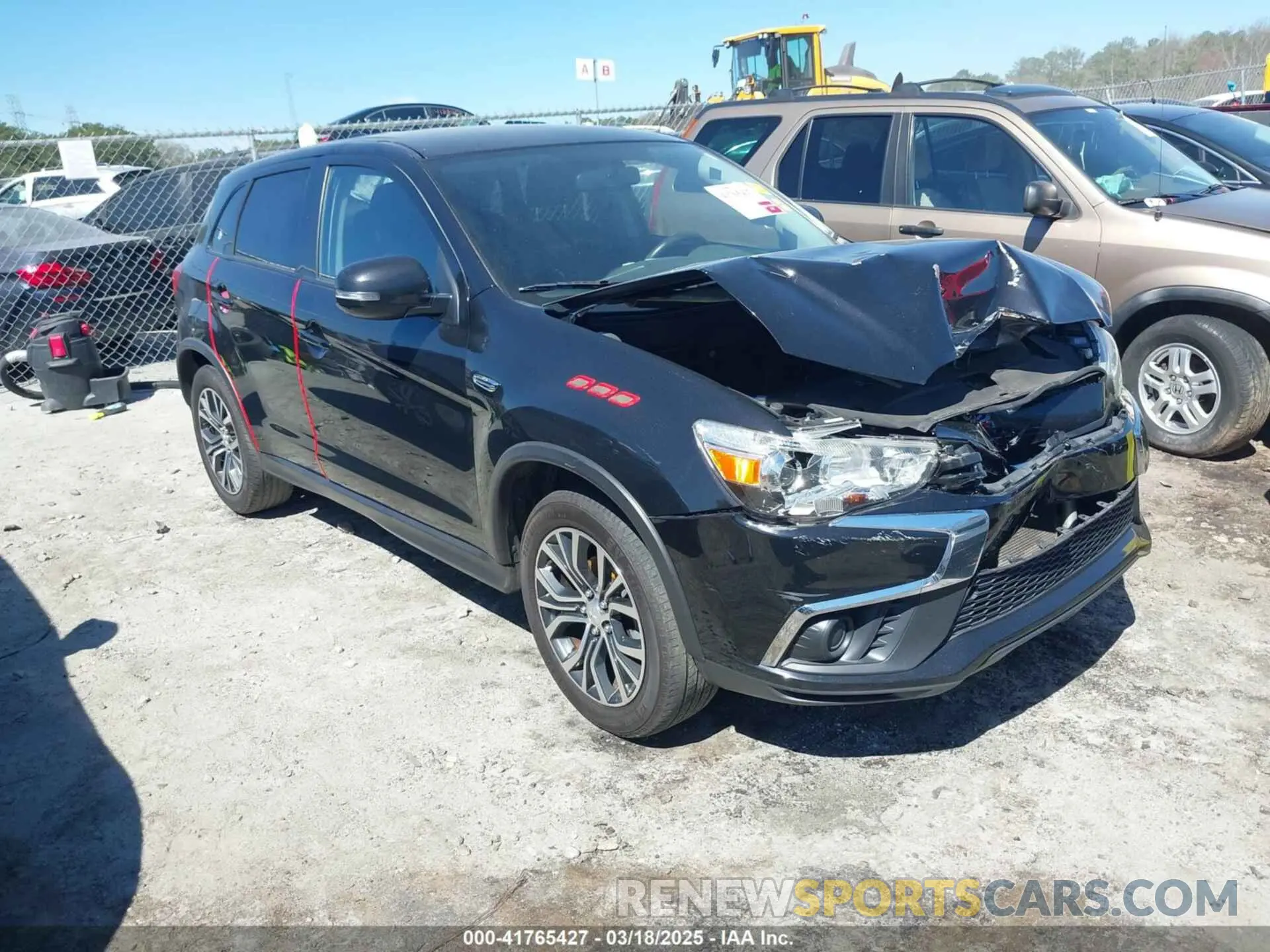 1 fotografías del automóvil dañado JA4AP3AU0KU028521 MITSUBISHI OUTLANDER SPORT 2019