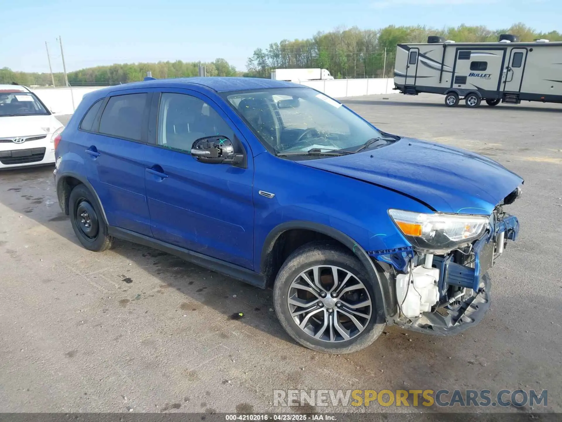 1 fotografías del automóvil dañado JA4AP3AU2KU018380 MITSUBISHI OUTLANDER SPORT 2019
