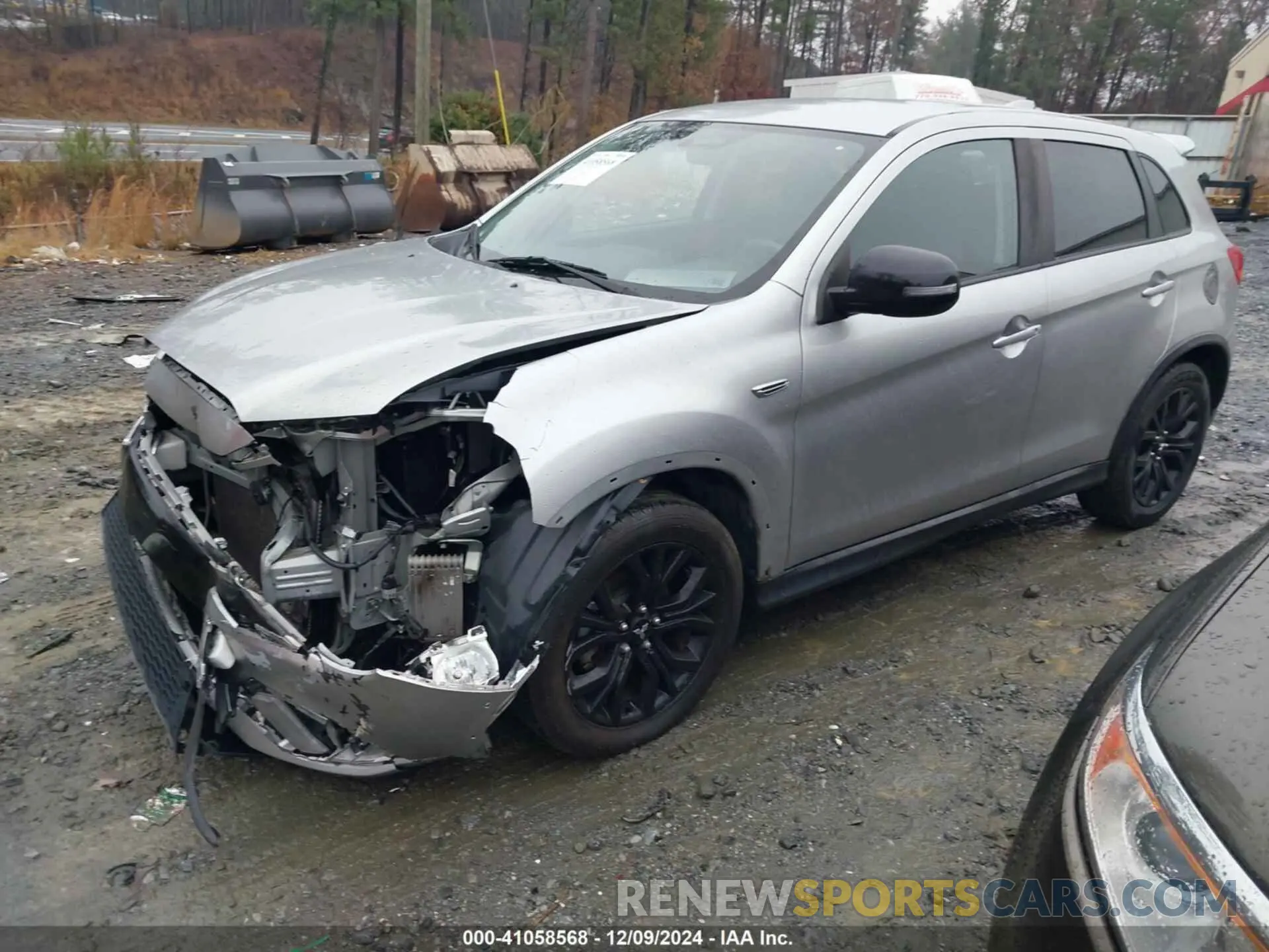 2 fotografías del automóvil dañado JA4AP3AU3KU020798 MITSUBISHI OUTLANDER SPORT 2019