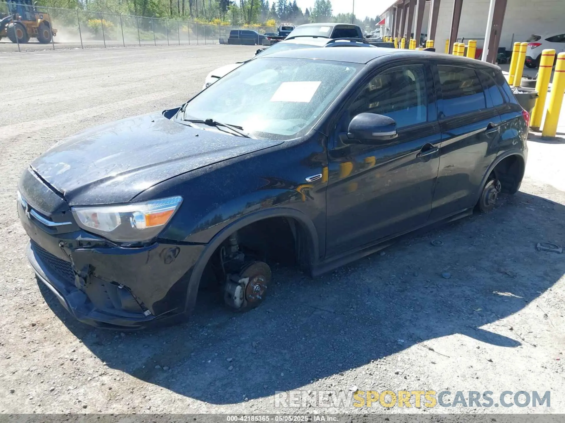 2 fotografías del automóvil dañado JA4AP3AU4KU017957 MITSUBISHI OUTLANDER SPORT 2019