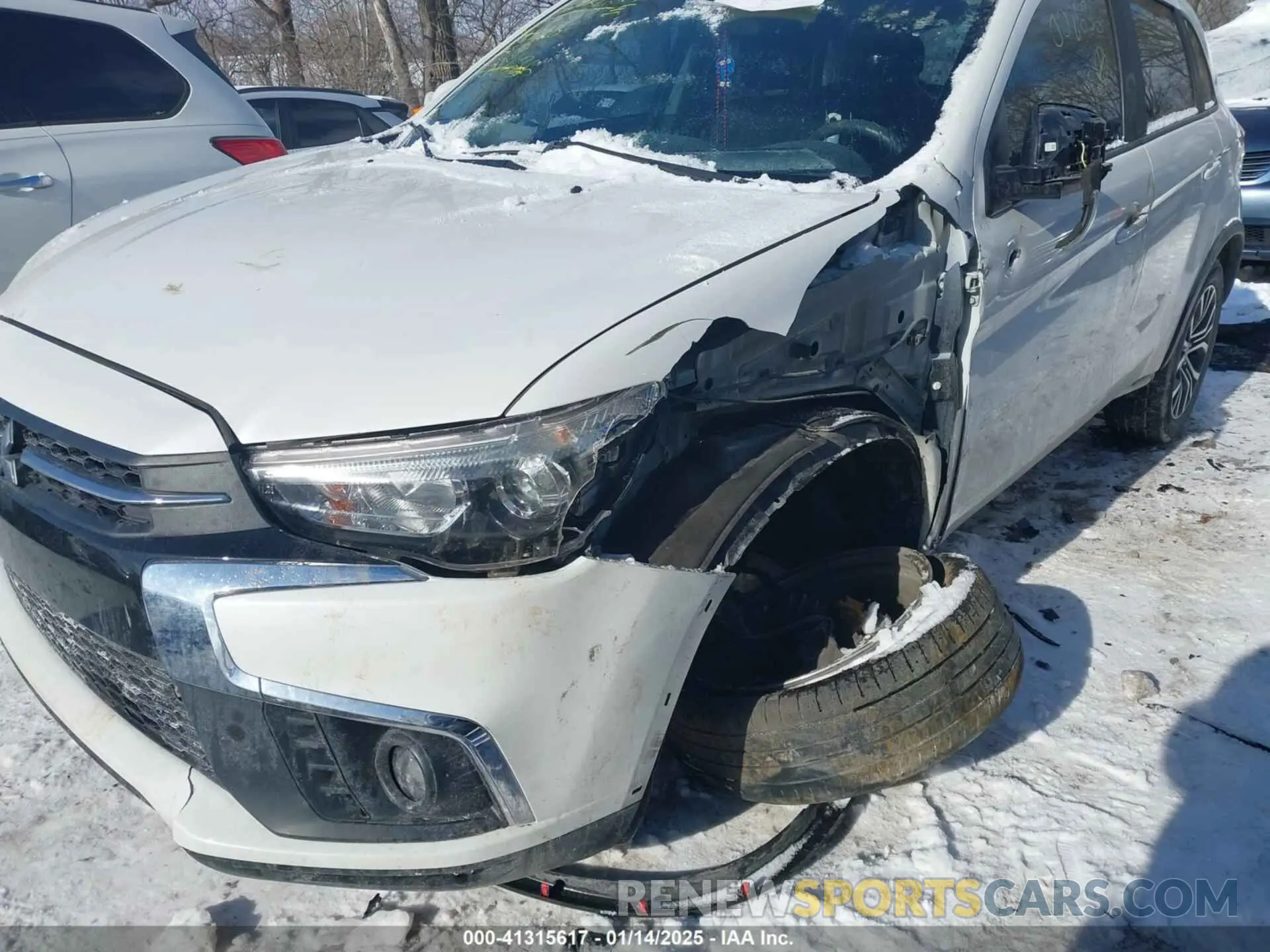 6 fotografías del automóvil dañado JA4AP3AU5KU008636 MITSUBISHI OUTLANDER SPORT 2019