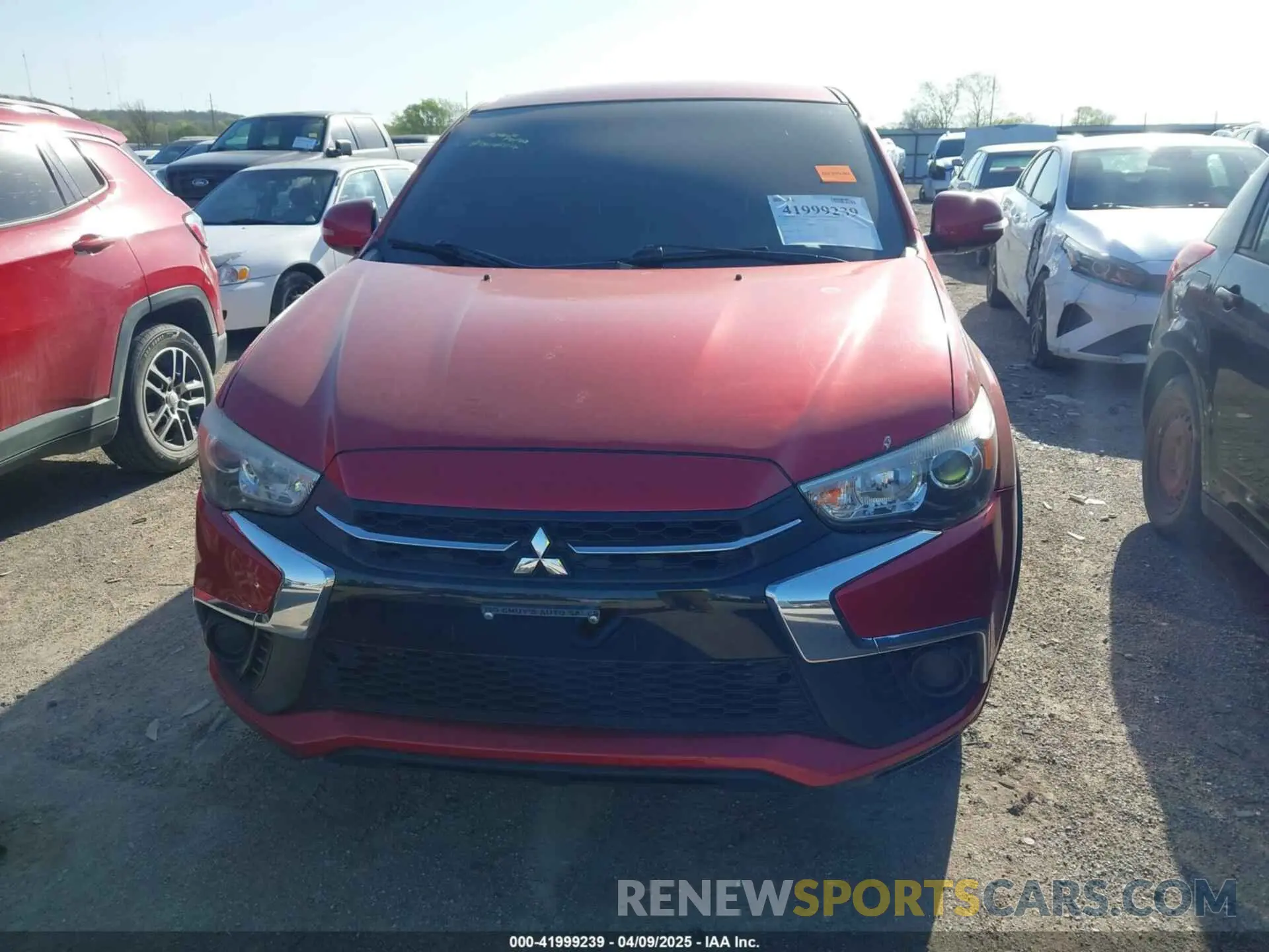 13 fotografías del automóvil dañado JA4AP3AU5KU017188 MITSUBISHI OUTLANDER SPORT 2019