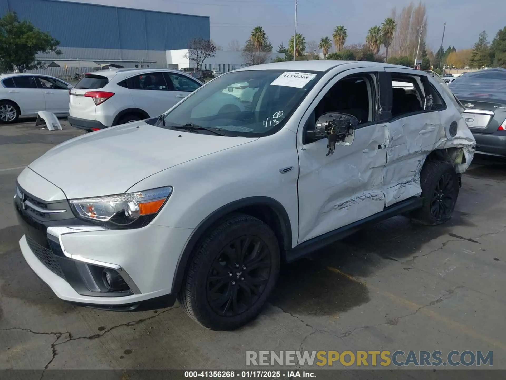 6 fotografías del automóvil dañado JA4AP3AU6KU010315 MITSUBISHI OUTLANDER SPORT 2019