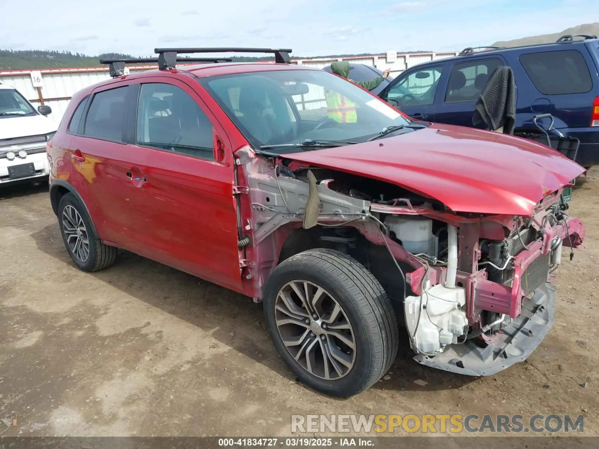1 fotografías del automóvil dañado JA4AP3AU6KU019046 MITSUBISHI OUTLANDER SPORT 2019