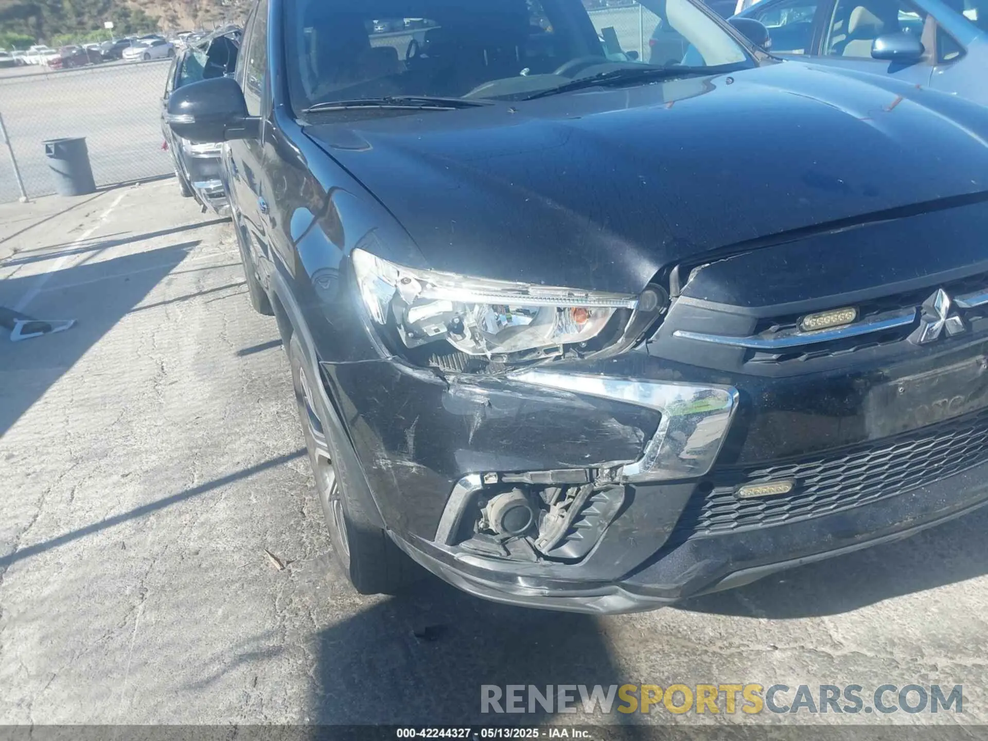 6 fotografías del automóvil dañado JA4AP3AU7KU021503 MITSUBISHI OUTLANDER SPORT 2019