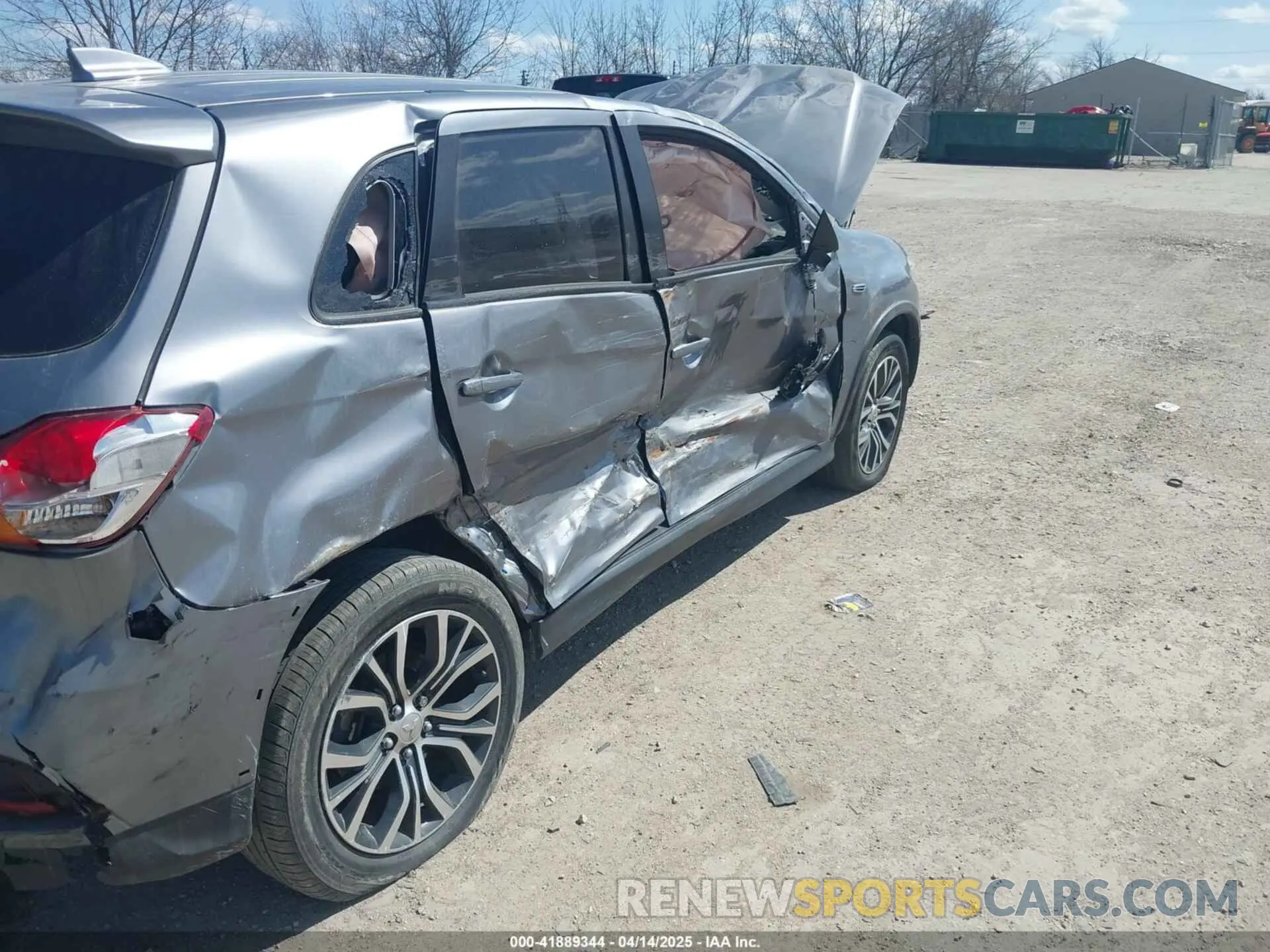 6 fotografías del automóvil dañado JA4AP3AU7KU033604 MITSUBISHI OUTLANDER SPORT 2019