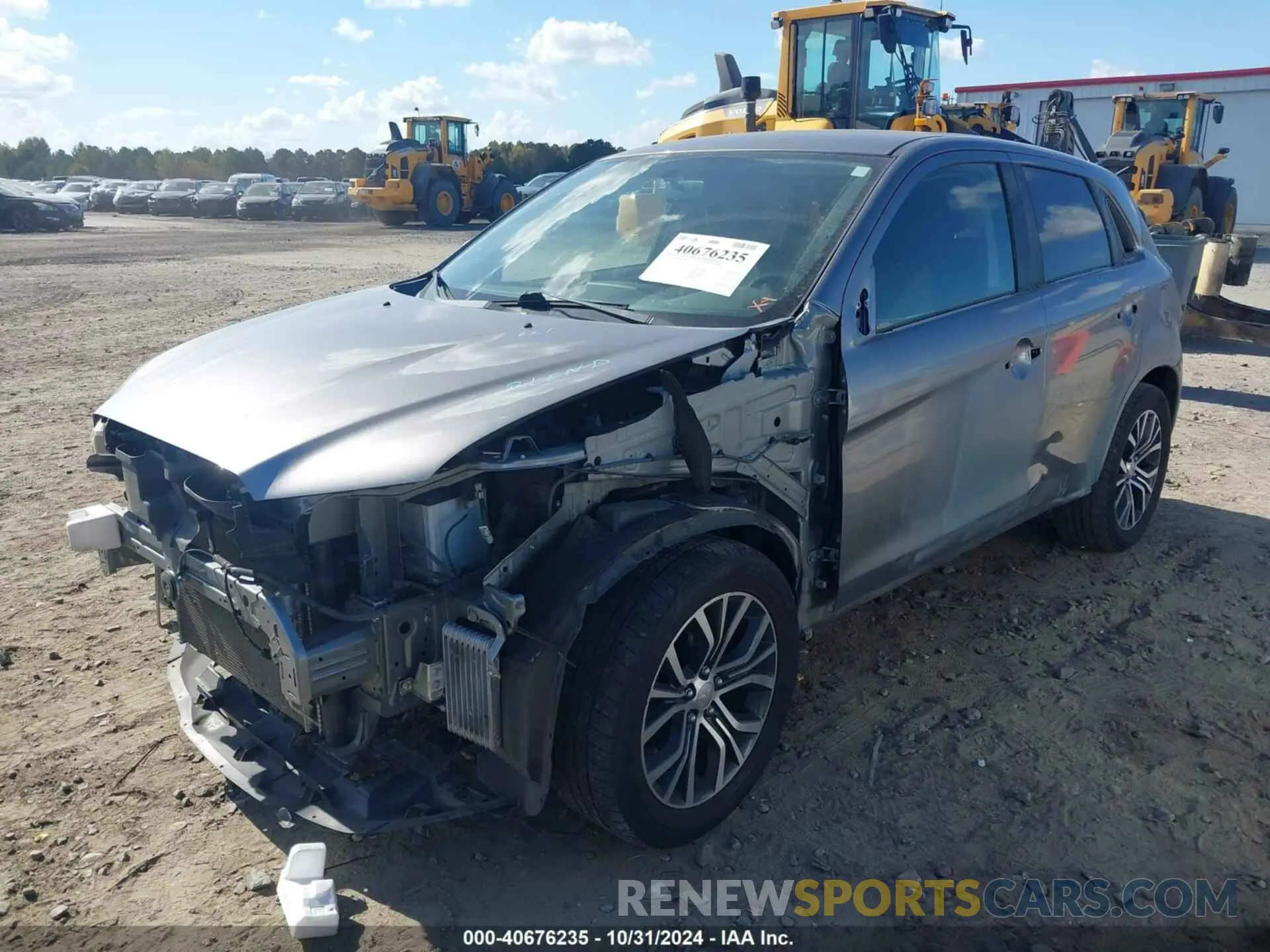 6 fotografías del automóvil dañado JA4AP3AU8KU020182 MITSUBISHI OUTLANDER SPORT 2019