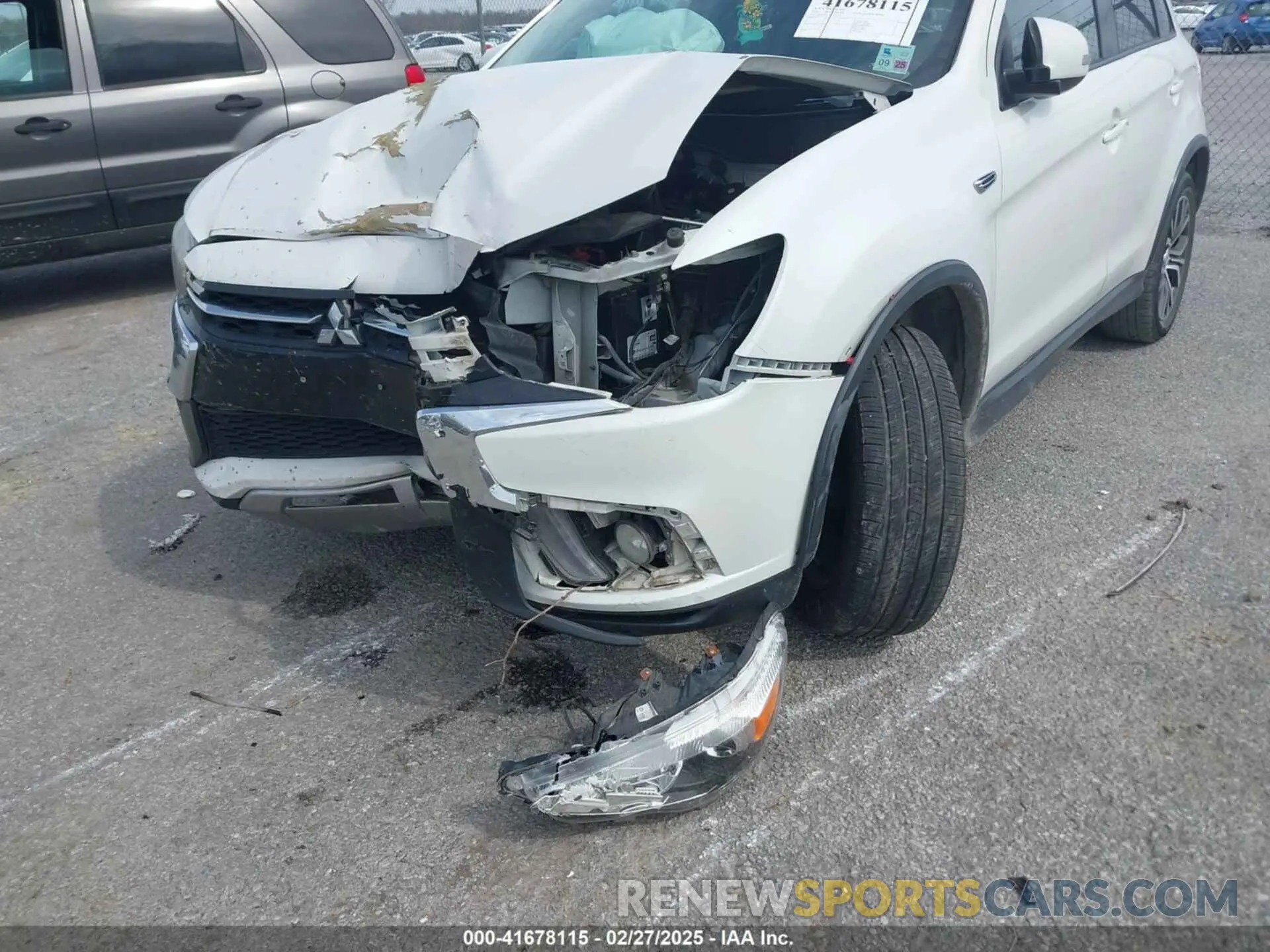 6 fotografías del automóvil dañado JA4AP4AU2KU012648 MITSUBISHI OUTLANDER SPORT 2019