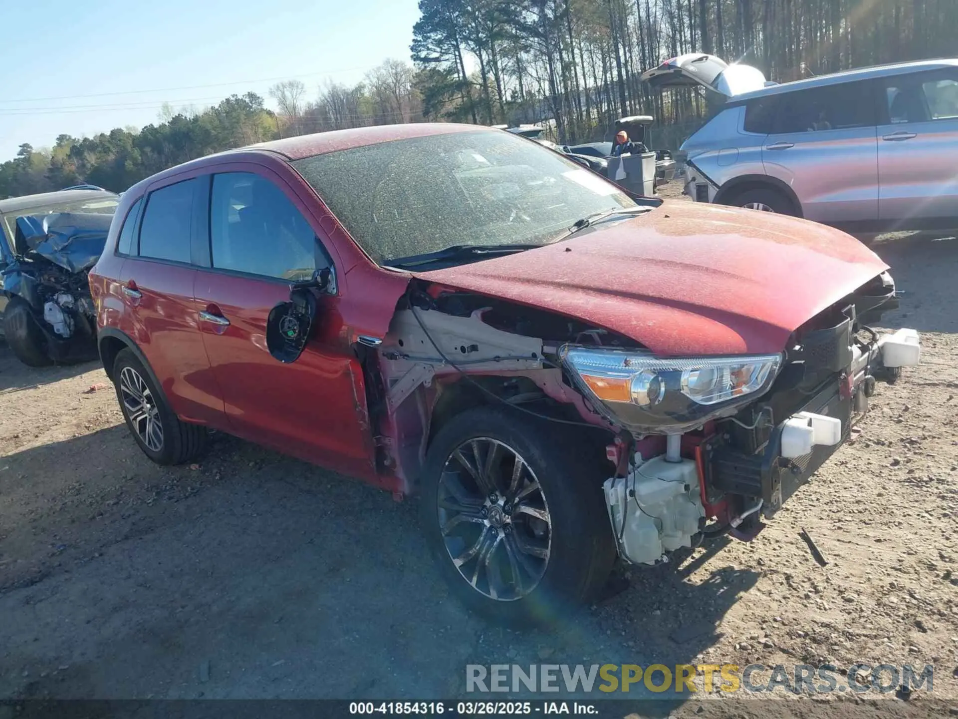 1 fotografías del automóvil dañado JA4AP4AU4KU012294 MITSUBISHI OUTLANDER SPORT 2019