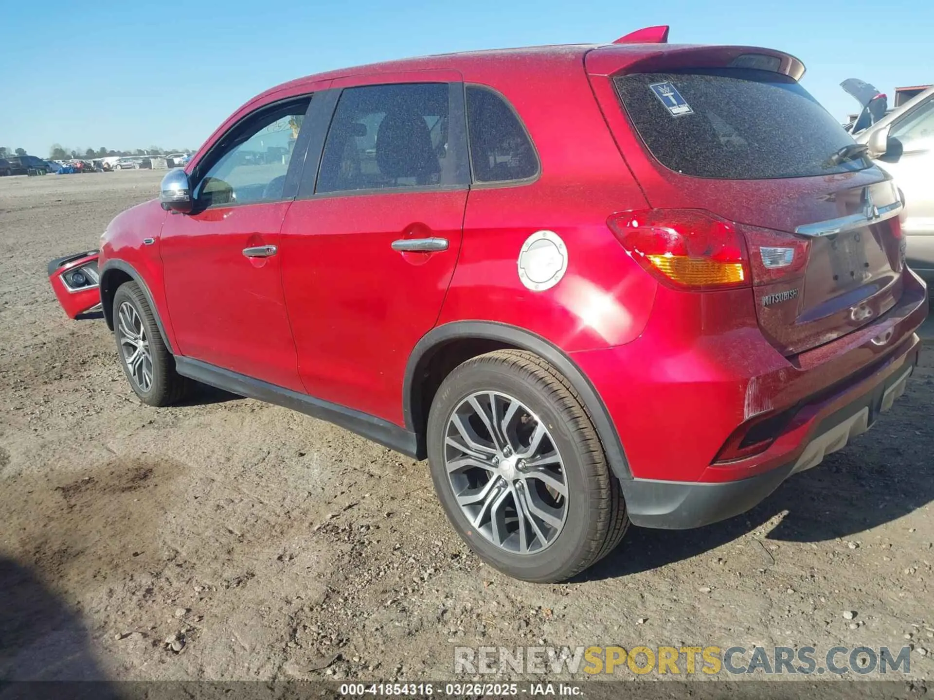 3 fotografías del automóvil dañado JA4AP4AU4KU012294 MITSUBISHI OUTLANDER SPORT 2019