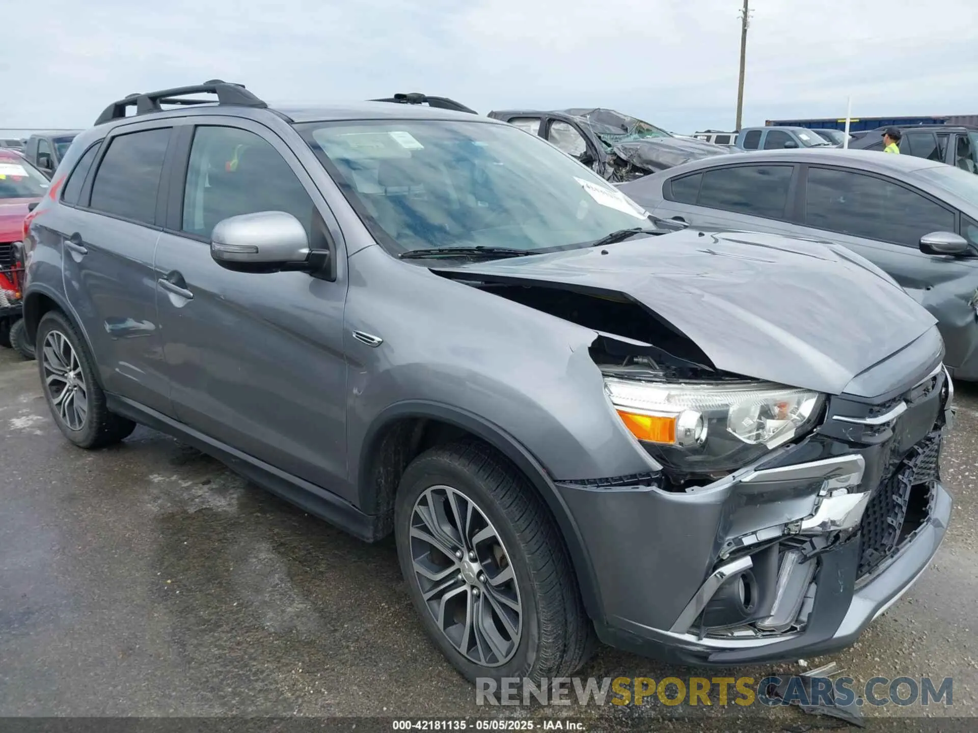 1 fotografías del automóvil dañado JA4AP4AU8KU013142 MITSUBISHI OUTLANDER SPORT 2019