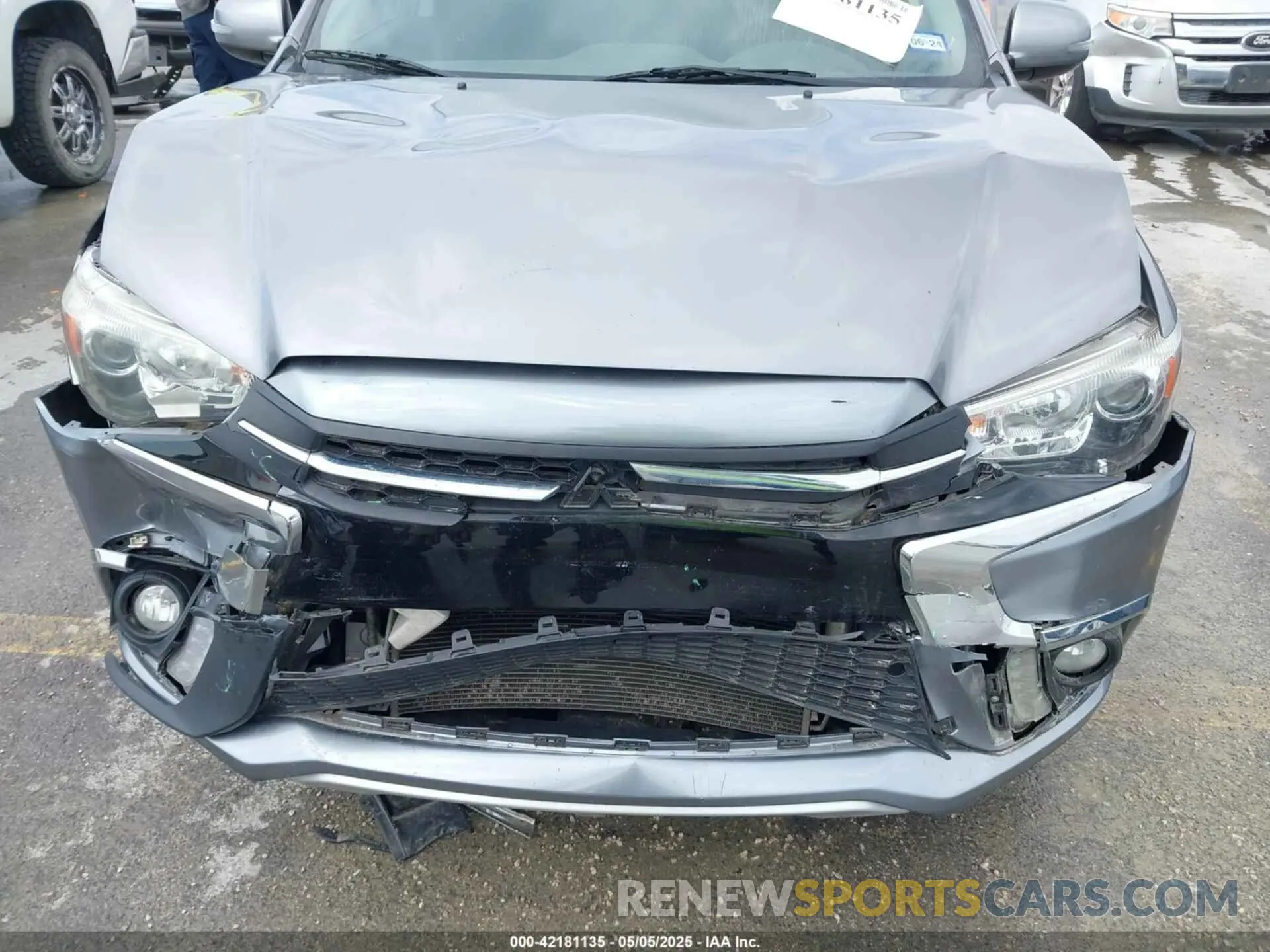 6 fotografías del automóvil dañado JA4AP4AU8KU013142 MITSUBISHI OUTLANDER SPORT 2019
