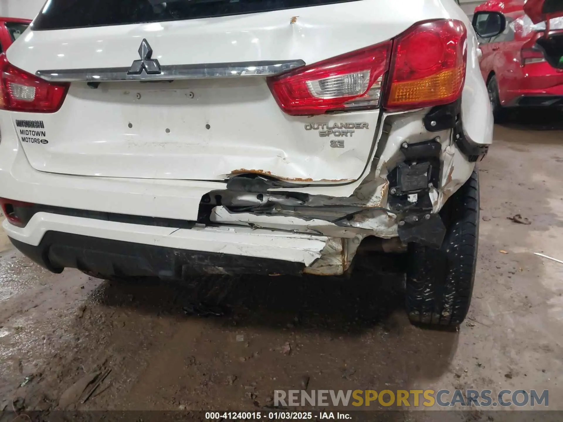 6 fotografías del automóvil dañado JA4AR3AU1KU002794 MITSUBISHI OUTLANDER SPORT 2019