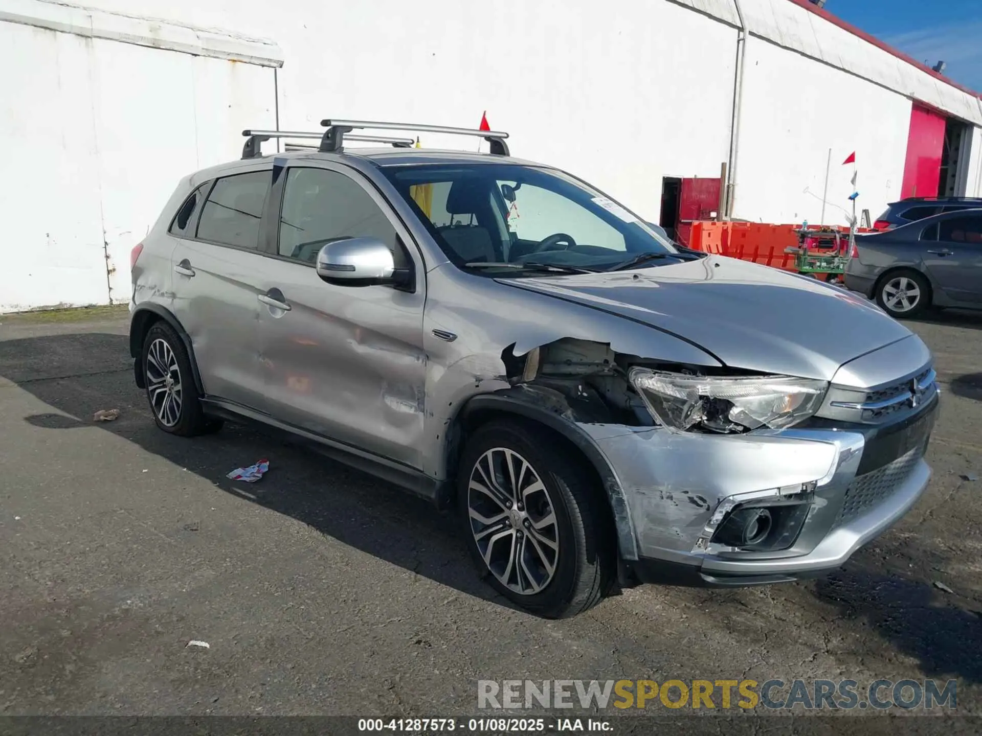 6 fotografías del automóvil dañado JA4AR3AU1KU007560 MITSUBISHI OUTLANDER SPORT 2019