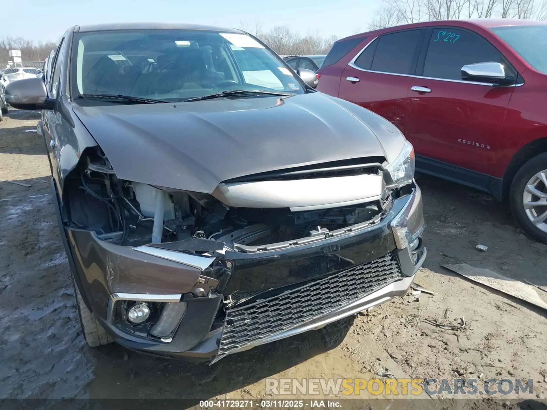 6 fotografías del automóvil dañado JA4AR3AU1KU031695 MITSUBISHI OUTLANDER SPORT 2019
