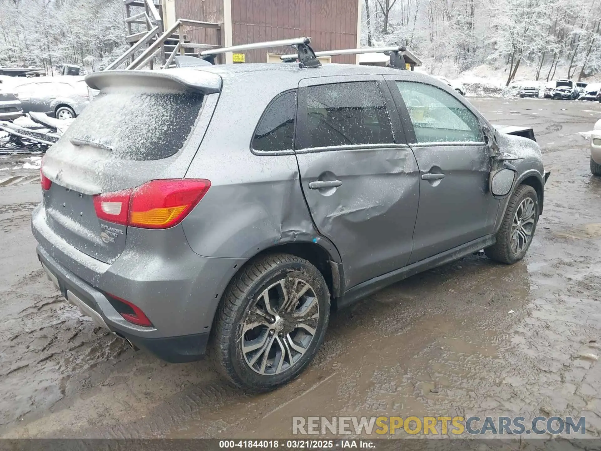 4 fotografías del automóvil dañado JA4AR3AU3KU001369 MITSUBISHI OUTLANDER SPORT 2019